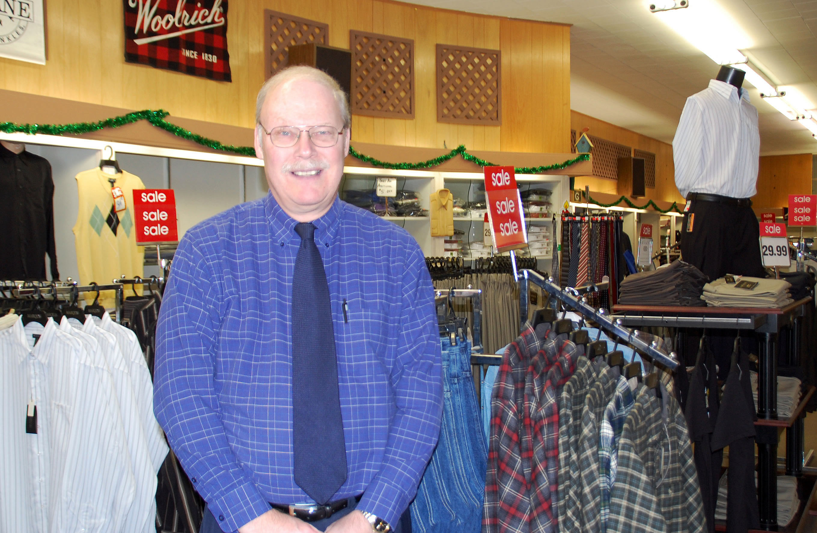Sam's Clothing Store Owner, Larry A. Schwartz - Oelwein, Iowa