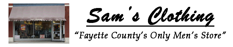 Sam's Clothing - Oelwein Iowa Tuxedo Rentals - Fayette County's Only ...